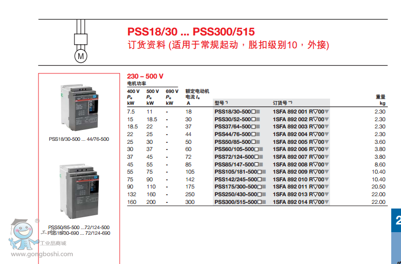 ABBܛ(jng)(j) PSS 18/30-500L Ʒ(yng)